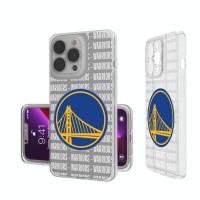 Чехол на телефон Golden State Warriors iPhone Clear Text Backdrop Design