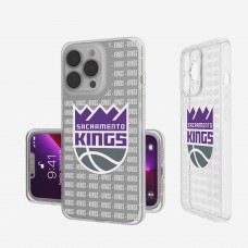 Чехол на телефон Sacramento Kings iPhone Clear Text Backdrop Design