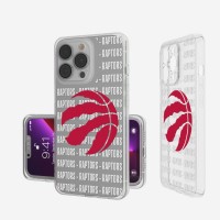 Чехол на телефон Toronto Raptors iPhone Clear Text Backdrop Design