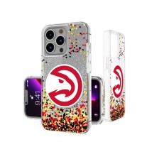 Чехол на телефон Atlanta Hawks iPhone Glitter Confetti Design