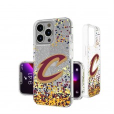 Чехол на телефон Cleveland Cavaliers iPhone Glitter Confetti Design
