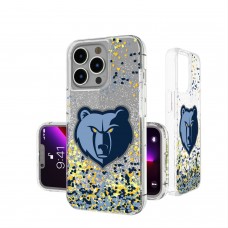 Чехол на телефон Memphis Grizzlies iPhone Glitter Confetti Design