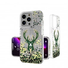 Чехол на телефон Milwaukee Bucks iPhone Glitter Confetti Design
