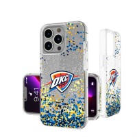 Чехол на телефон Oklahoma City Thunder iPhone Glitter Confetti Design
