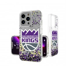 Чехол на телефон Sacramento Kings iPhone Glitter Confetti Design