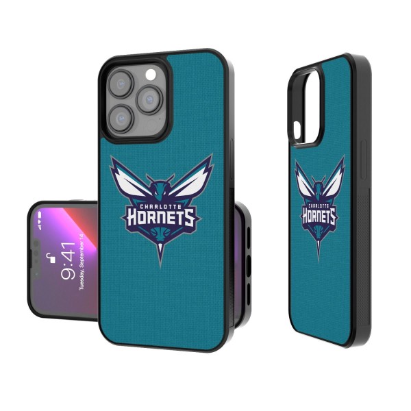 Чехол на телефон Charlotte Hornets Solid Design iPhone