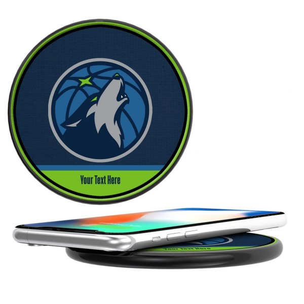 Аккумулятор Minnesota Timberwolves Personalized 10-Watt Wireless