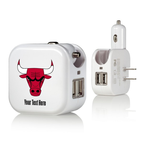 Блок питания Chicago Bulls Personalized 2-In-1 USB