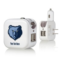 Блок питания Memphis Grizzlies Personalized 2-In-1 USB