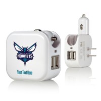 Блок питания Charlotte Hornets Personalized 2-In-1 USB