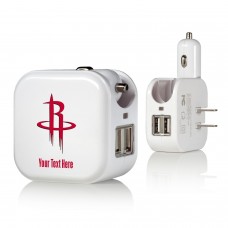 Блок питания Houston Rockets Personalized 2-In-1 USB