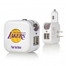 Los Angeles Lakers Personalized 2-In-1 USB Charger
