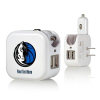 Блок питания Dallas Mavericks Personalized 2-In-1 USB