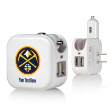 Блок питания Denver Nuggets Personalized 2-In-1 USB