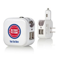 Блок питания Detroit Pistons Personalized 2-In-1 USB