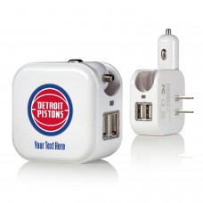 Блок питания Detroit Pistons Personalized 2-In-1 USB