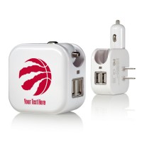 Блок питания Toronto Raptors Personalized 2-In-1 USB