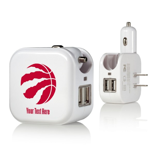 Блок питания Toronto Raptors Personalized 2-In-1 USB