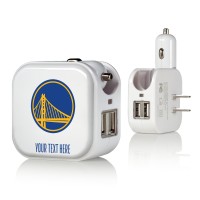 Golden State Warriors Personalized 2-In-1 USB Charger