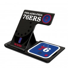 Зарядная станция Philadelphia 76ers Personalized 3-in-1