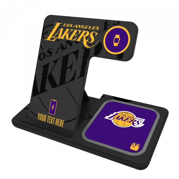 Зарядная станция Los Angeles Lakers Personalized 3-in-1
