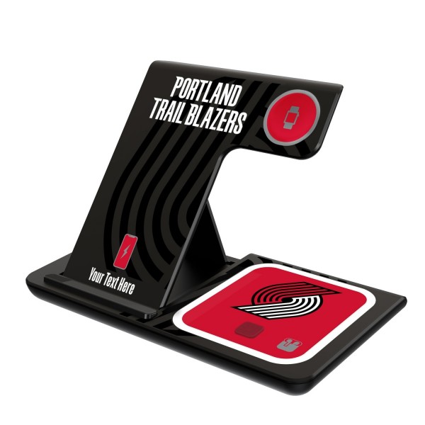 Зарядная станция Portland Trail Blazers Personalized 3-in-1