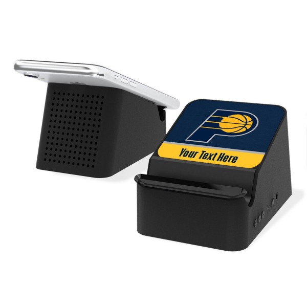 Indiana Pacers Personalized Wireless Charging Station & Bluetooth Speaker