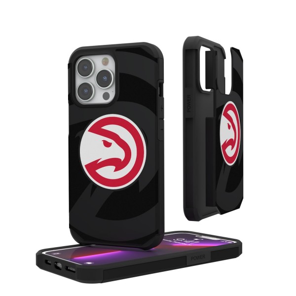Чехол на телефон Atlanta Hawks Monocolor Design iPhone Rugged