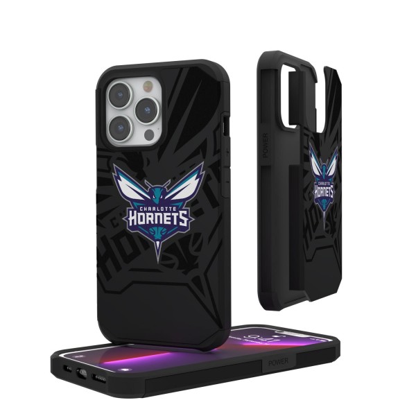 Чехол на телефон Charlotte Hornets Monocolor Design iPhone Rugged