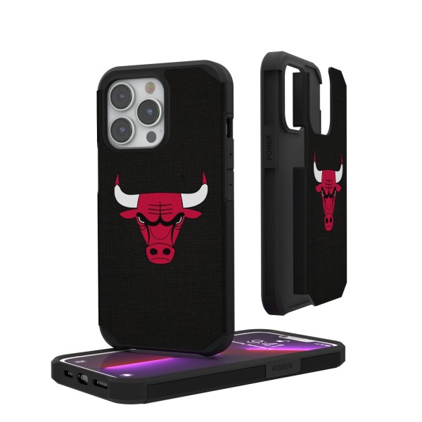 Чехол на телефон Chicago Bulls Solid Design iPhone Rugged