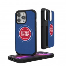 Чехол на телефон Detroit Pistons Solid Design iPhone Rugged