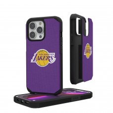 Чехол на телефон Los Angeles Lakers Solid Design iPhone Rugged