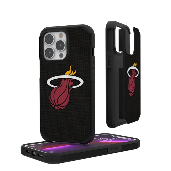 Чехол на телефон Miami Heat Solid Design iPhone Rugged