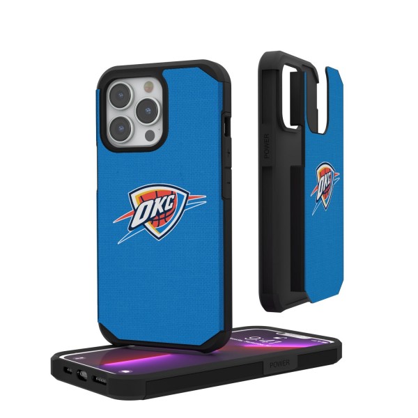 Чехол на телефон Oklahoma City Thunder Solid Design iPhone Rugged