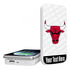 Chicago Bulls Personalized 5000mAh Endzone Plus Design Wireless Magnetic Power Bank