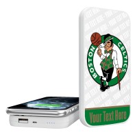 Boston Celtics Personalized 5000mAh Endzone Plus Design Wireless Magnetic Power Bank
