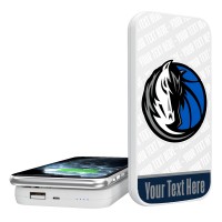 Магнитная зарядка для телефона Dallas Mavericks Personalized 5000mAh Endzone Plus Design Wireless