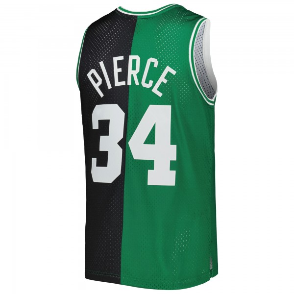 Игровая форма  Paul Pierce Boston Celtics Mitchell & Ness Hardwood Classics 2007-08 Split Swingman - Black/Kelly Green
