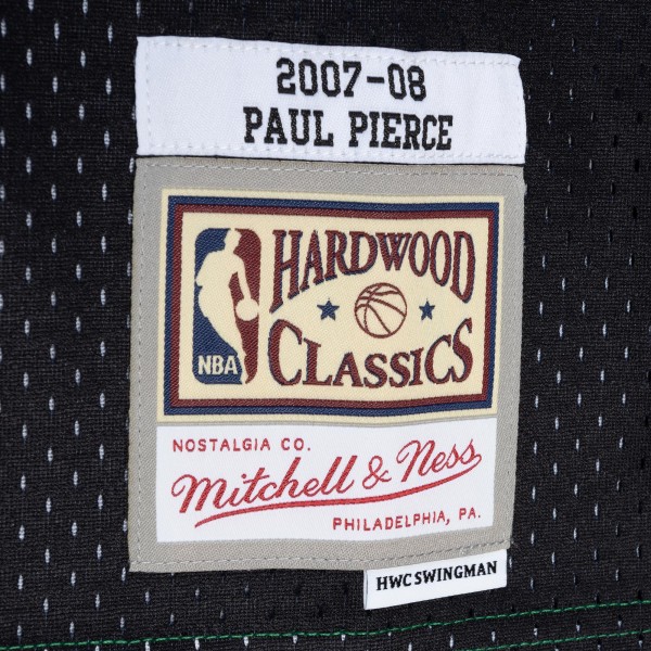 Игровая форма  Paul Pierce Boston Celtics Mitchell & Ness Hardwood Classics 2007-08 Split Swingman - Black/Kelly Green