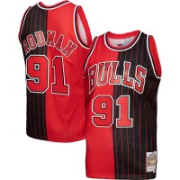 Игровая форма  Dennis Rodman Chicago Bulls Mitchell & Ness Hardwood Classics 1995-96 Split Swingman - Red/Black