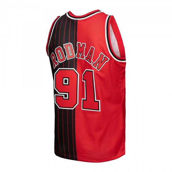 Игровая форма  Dennis Rodman Chicago Bulls Mitchell & Ness Hardwood Classics 1995-96 Split Swingman - Red/Black