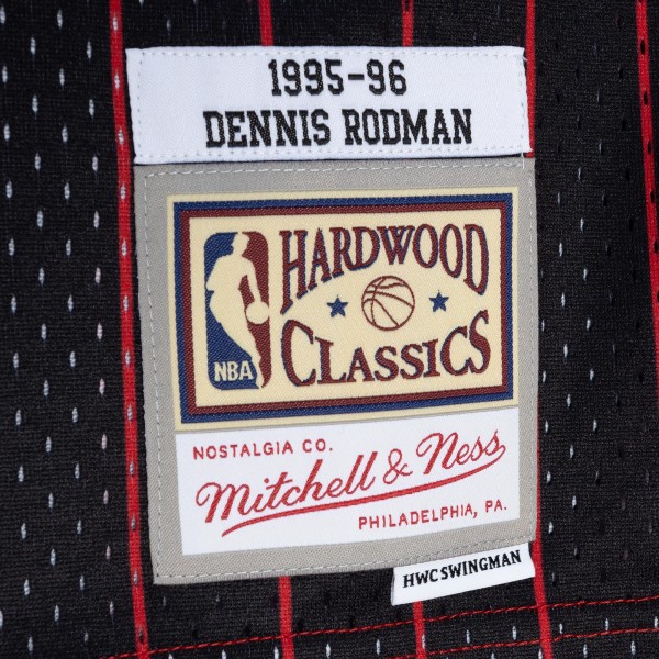 Игровая форма  Dennis Rodman Chicago Bulls Mitchell & Ness Hardwood Classics 1995-96 Split Swingman - Red/Black
