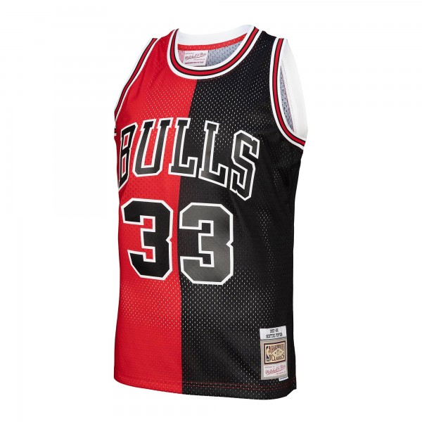 Игровая форма Scottie Pippen Chicago Bulls Mitchell & Ness Hardwood Classics 1997/98 Split Swingman - Red/Black