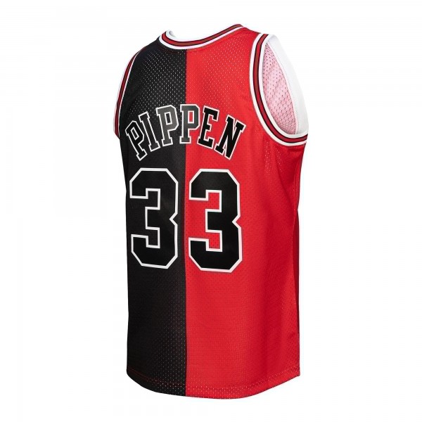 Игровая форма Scottie Pippen Chicago Bulls Mitchell & Ness Hardwood Classics 1997/98 Split Swingman - Red/Black