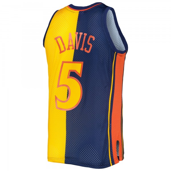 Игровая форма  Baron Davis Golden State Warriors Mitchell & Ness Hardwood Classics 2006-07 Split Swingman - Navy/Gold