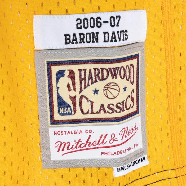 Игровая форма  Baron Davis Golden State Warriors Mitchell & Ness Hardwood Classics 2006-07 Split Swingman - Navy/Gold