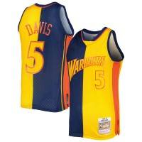 Игровая форма  Baron Davis Golden State Warriors Mitchell & Ness Hardwood Classics 2006-07 Split Swingman - Navy/Gold