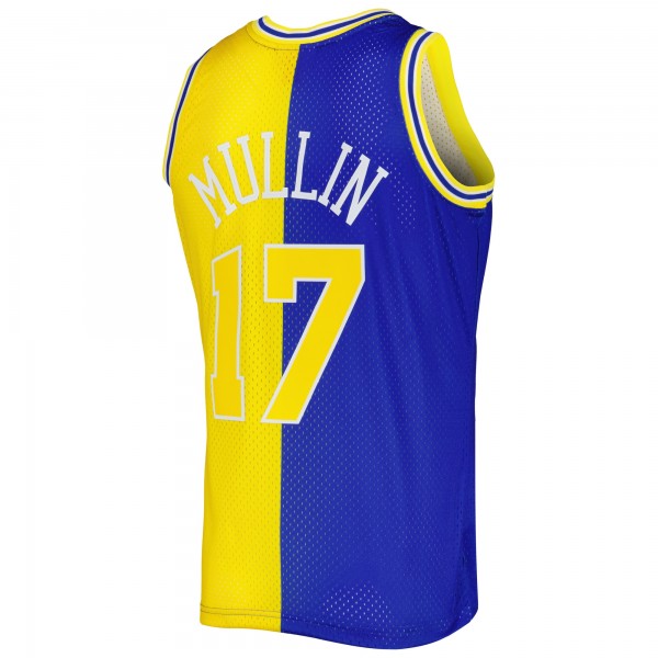 Игровая форма  Chris Mullin Golden State Warriors Mitchell & Ness Hardwood Classics 1993-94 Split Swingman - Royal/Gold