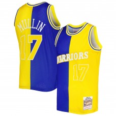 Игровая форма  Chris Mullin Golden State Warriors Mitchell & Ness Hardwood Classics 1993-94 Split Swingman - Royal/Gold