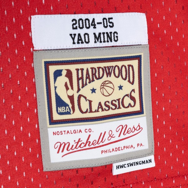 Игровая форма  Yao Ming Houston Rockets Mitchell & Ness Hardwood Classics 2004-05 Split Swingman - Navy/Red